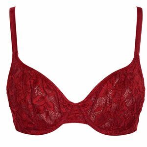 VICTORIA'S SECRET LINED LACE UNDERWIRE SEXY VINTAGE BRA SIZE 34C